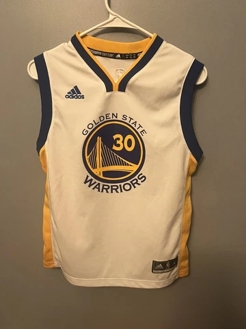 Adidas Steph Curry Youth Medium NBA Warriors Jersey Cover