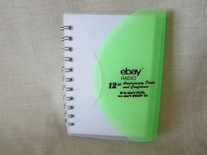 Rare eBay Radio 12th Anniversary Mini Notebook Seller Ebayana Swag Griff New - Picture 1 of 3