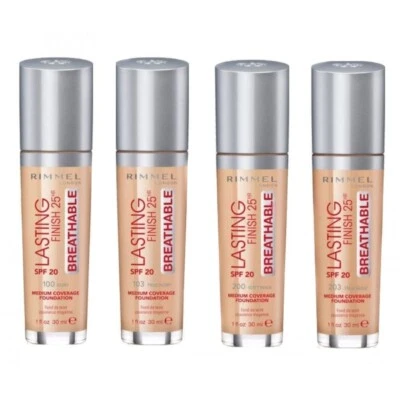 Fondotinta traspirante Rimmel Lasting Finish 25 ore