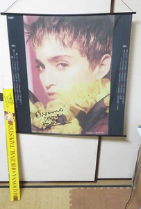 Vintage BOXED MADONNA ORIGINAL TAPESTRY Banner Mitsubishi 1988 Japan 1 - Picture 1 of 6