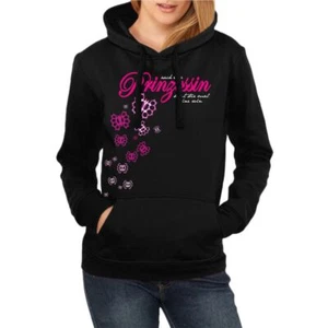 Frauen Kapuzenpul​lover Auch eine Prinzessin haut dir mal eine rein Princess  - Bild 1 von 2