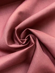 Weinrot Uni Fester Stoff Polyester Baumwolle 45" Kleider Handwerk Tischdecke - Bild 1 von 2