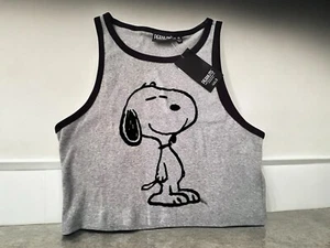 Peanuts Snoopy Tank Top Sleeveless Women's XL Graphic - Picture 1 of 6