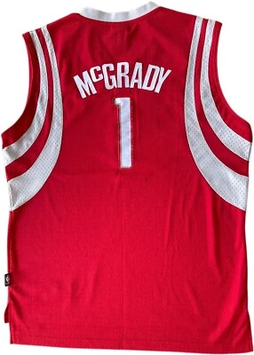 Молодежная футболка Houston Rockets Tracy McGrady No1 Reebok размер XLarge красная - Изображение 1 из 4