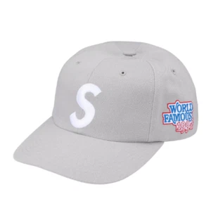 SUPREME SS25 WORLD FAMOUS S LOGO 6-PANEL SNAP BACK - Picture 1 of 13