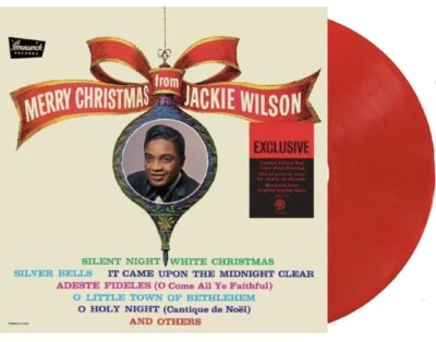 JACKIE WILSON - MERRY CHRISTMAS; Limited Numbered Edition on Red Vinyl #390 - Изображение 1 из 4