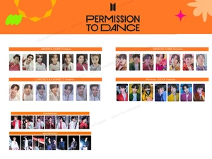 Tarjeta fotográfica universal BTS PERMISO PARA BAILAR EN EL ESCENARIO EN VIVO weverse global Japón - Imagen 1 de 38