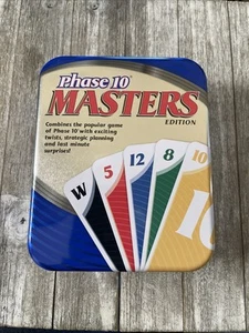 Phase 10 Masters Edition Kartenspiel 2010 Sammler Tin KOMPLETT - Bild 1 von 5