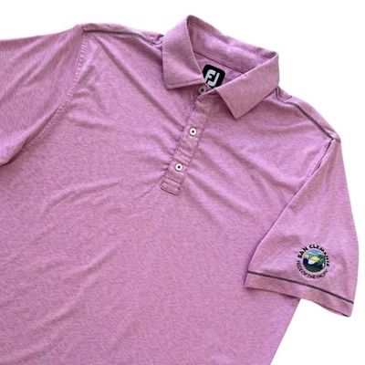 Camisa Polo de Golf FootJoy Rosa Mediana S/S San Clemente Pride Pacific Para Hombre DEFECTUOSA Foto 1 de 4