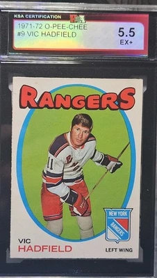 71-72 O-Pee-Chee Vic Hadfield KSA 5.5 🚨🚨🚨 New York Rangers  - Image 1 of 2