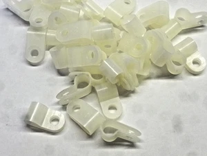 50 Stück Kabelschelle Befestigung Nylon / Kunststoff Kabel Schelle 6 - 7 mm - Picture 1 of 2