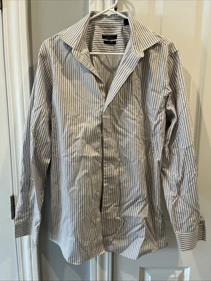 Camisa Marc Anthony Abotonada Manga Larga Cuello Calce Ajustado 16 34-35 Envío Gratis Foto 1 de 4