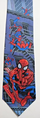 Corbata de salto Spiderman Ralph Marlin 1997 Marvel 100 % poli EE. UU. Foto 1 de 4