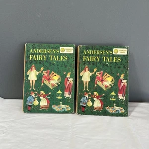 Two Vtg Johnny Crow’s Garden/Andersen’s Fairy Tales Dandelion Library 2 in 1 5f - Picture 1 of 5