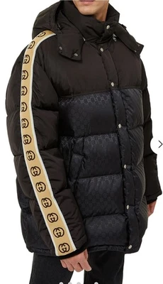 Gucci Puffer Monogram Jacket Nylon Size 48 - Image 1 of 4