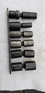 MAC 3/8 DRIVE SAE. DEEP IMPACT UNIVERSAL SOCKETS 3/8 to 3/4. ALSO SNAP-ON 9/16. - Picture 1 of 3
