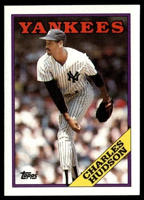 1988 Topps Charles Hudson New York Yankees #636 - Image 1 of 2