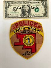 Ramah-Navajo New Mexico Tribal Police Patch Un-sewn great condition