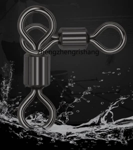 25Pcs 3 Way Barrel Swivels Fishing Crossline Swivels Fishing Line Bait Connector - Picture 1 of 42