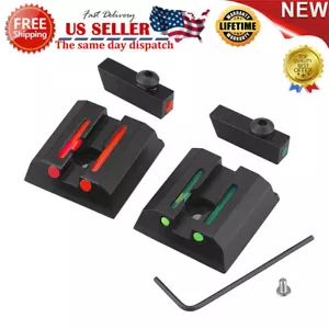 Fiber Optic Sights For Taurus G3 w/o G2S G2C ,PT111 G2 PT140 G2, 709, 740 & TX22 - Picture 1 of 14