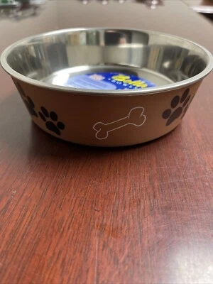 Bella Bowl Medium Copper  Dog Bowl   (7451) FS - Image 1 of 4