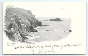 Postcard First and Last Land's End Cornwall England posted 1903 - Picture 1 of 2