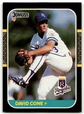 1987 DONRUSS DAVID CONE RC KANSAS CITY ROYALS #502