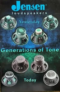 Altavoces Jensen Originales Jet Alnico Cerámica Mod Color Catálogo ¡NUEVO STOCK ANTIGUO! - Imagen 1 de 1
