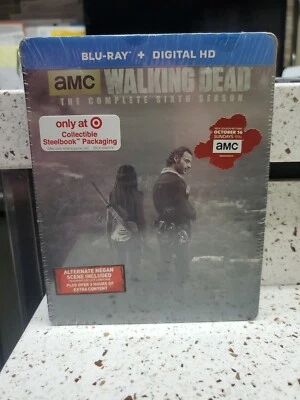 The Walking Dead The Complete Sixth 6th Season Steelbook Blu-ray Digital HD NEW - Image 1 of 2