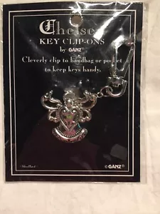 ¡NUEVO Chelsea Angel Wings con Corazones Llave Clip-ons Llavero Plateado/Cadena! - Imagen 1 de 3