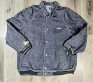 Chaqueta de Jean Rocawear Y2K Para Hombre - XXL Botón Snap Denim De Colección - Imagen 1 de 8