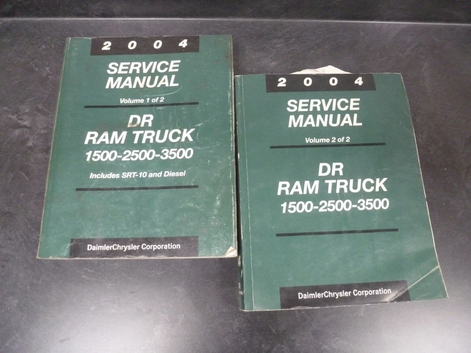Dodge Ram 2500 2004 camioneta taller manual de reparación conjunto ST SLT Laramie cabina y media Foto 1 de 1