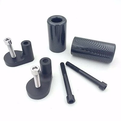 Deslizadores de cuadro Delrin de carbono para Kawasaki ZRX 1100 1999-2000 Foto 1 de 4