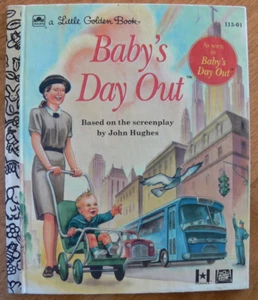 Little Golden Book ~ BABY'S DAY OUT Based on the screenplay by John Hughes GREAT - Picture 1 of 15