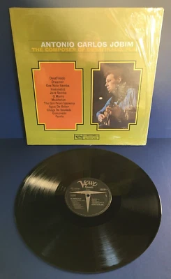 c1984 ❅HOLLAND❅ Rare Matrix LP ~ANTONIO JOBIM Plays~ NM +SHRINK 8230111 ☆SONOMA☆ - Image 1 of 4