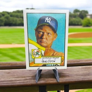 Donald Trump 1952 Mickey Mantle Aceo Rookie Style Card - Picture 1 of 3