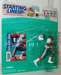 Figura deportiva 1997 de la alineación inicial de la NFL Karim Abdul-Jabbar Miami Dolphins - Imagen 1 de 2