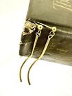 Michelle Pick Blossom Unique 18k Gold Filled Stud Stunning Dangling Long earring