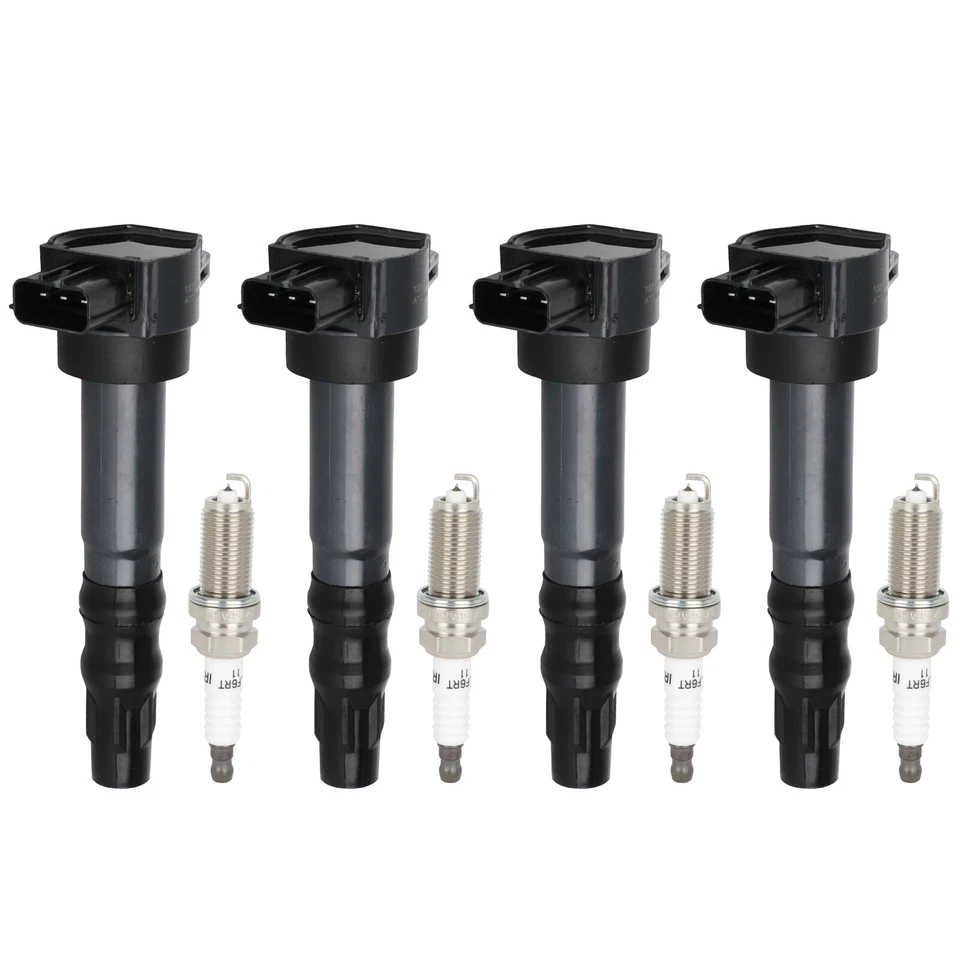 4x Ignition Coil set and Spark Plug Fits 2006-2012 Mitsubishi Eclipse 2.4L L4 - Image 1 of 4