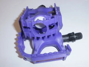 PURPLE JUNIOR BICYCLE PEDALS 1/2" BIKE PARTS 170 - Picture 1 of 4