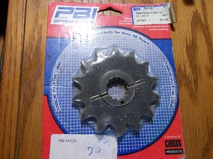PBI Countershaft Steel Front Sprocket Kawasaki P/N 50-496 14T C/S(Ebay-RM/Shelf) - Picture 1 of 3