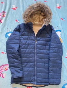 Craghoppers Navy Winter Quilted Padded Jacket Coat Sz 12  - Picture 1 of 2