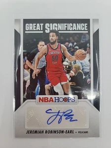 Aros de la NBA 2024-25 Panini gran significado Jeremiah Robinson-Earl #GS-JRE automático - Imagen 1 de 6