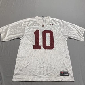 Camiseta de fútbol Nike Alabama blanca mediana #10 AJ McCarron - Imagen 1 de 15