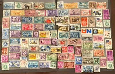 US POSTAGE STAMPS COMMEMORATIVES & DEFINITIVES-SLOGAN-CDS-CANCEL COLLECTION (97) - Image 1 of 4
