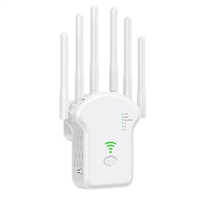 1200Mbps Wireless WiFi Repeater WIFI Range Extender WiFi Signal Booster 2.4G 5G  - image 1 of 4