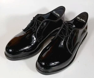 Capps Air Lite Schuhe Militär elegante Uniform Hochglanz Schuhe Herren Größe 10W - Bild 1 von 8