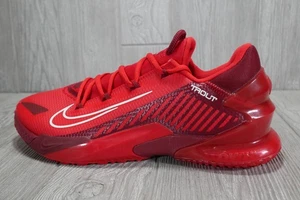New Nike Force Zoom Trout 8 Turf Red Baseball Mens Size 10 DJ6522-616 - Picture 1 of 6