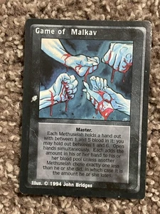 Game of Malkav 1994 Vampire Eternal Stuggle Jyhad # 1st Edition - Picture 1 of 2