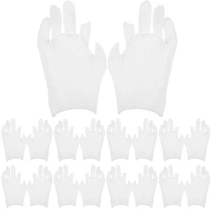 12 pares de guantes de algodón con dedos hombre spa para manos secas hidratante - Imagen 1 de 12